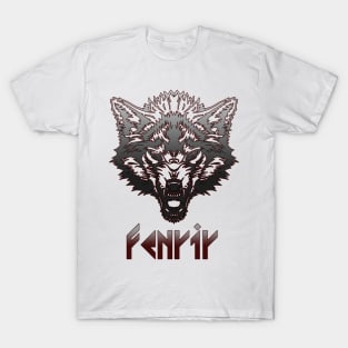 Fenrir Viking Wolf  Norse mythology T-Shirt